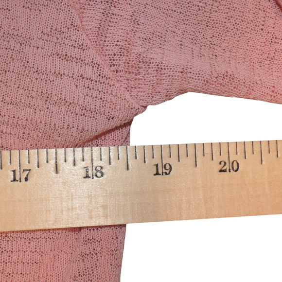 Do Everything in Love Sheer Tunic Cardigan Sweater Womens S or M Light Beachy - Picture 6 of 9